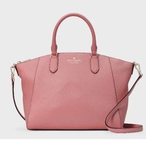 New Kate Spade Parker Pebbled Leather Satchel Masons Brink